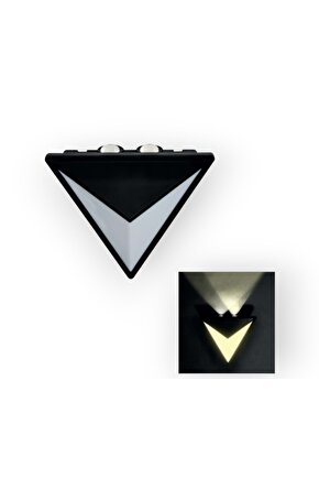 Elektrikle Çalışır, 15 Watt, 3000 Kelvin İç ve Dış Mekan Led Aplik, Bahçe - Villa Duvar Armatürü