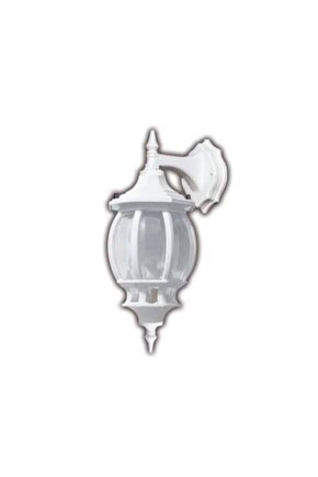 Sekizgen Beyaz Dış Mekan Aplikası, Şık ve Modern Tasarım