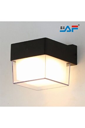 6 Watt Gün Işığı Ledli Dış Mekan, Bahçe, Teras, Balkon, Kamelya, Veranda Apliği, Bahçe Duvar Armatür