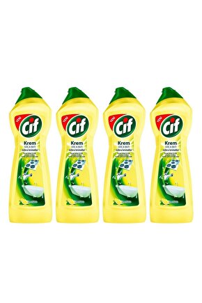 CİF KREM LİMON KOKULU 750 ML - 4LÜ PAKET