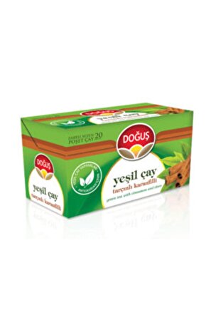 Yeşil Çay Tarçınlı Karanfilli Poşet Çay 20x1.75G