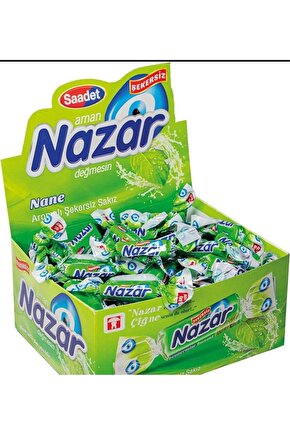 Sakız Şekersiz 100 Adet Nane ( İkramlık )