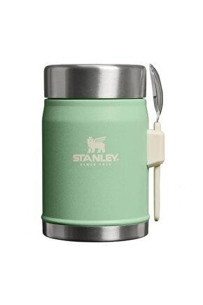 Klasik Paslanmaz Çelik Yemek Termosu Kaşıklı 0,40 Lt