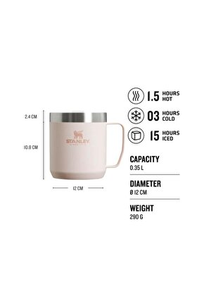 Classic The Legendary Camp Mug | 0.35L  12oz Pembe 10-09366-271