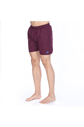 Erkek Bordo Fundamental Deniz Şortu