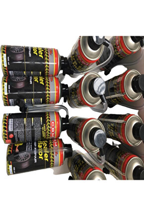 Araç Oto Motosiklet Lastik Onarıcı Tamir Edici Şişirici Sprey Lastik Tamir Kiti 400ML 12Lİ