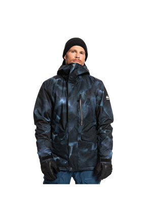 Mıssıon Prınted Mavi Erkek Kayak Montu