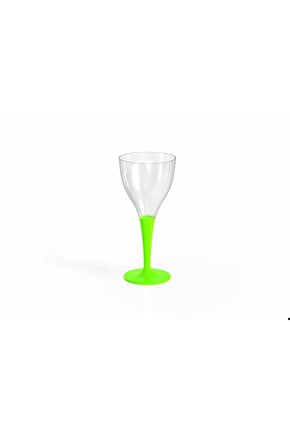 Plastik  Fıstık Yeşili Tek Kullanımlık Ve Tekrar Kullanılabilir bardak  (10 Adet)