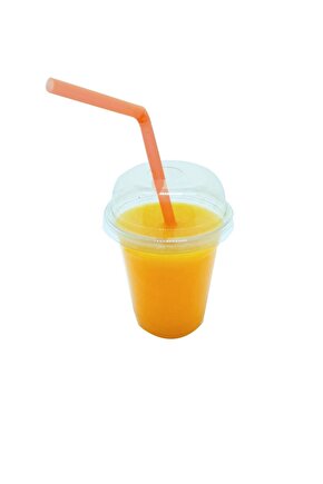 350 cc Pet Bardak - Kapaksız 100lü Milkshakelimonatameyve Suyu
