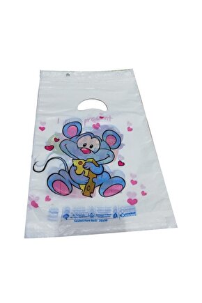 Karışık Desenli Blok Poşet 20x30 Cm 100lü