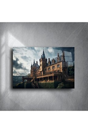 Gotik Şato Cam Tablo