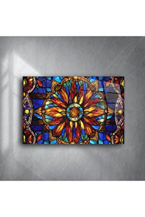 Vitray Mandala Duvar Tablosu