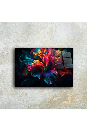 Karışık Desenler Cam Tablo Duvar Dekoru 12