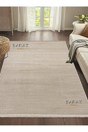 Parma Düz Vizon Model Dokuma Halı Kilim Yolluk Salon Halısı Modern Dokuma