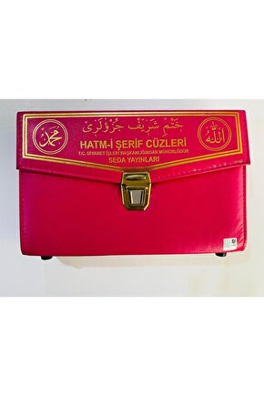Kuran-ı Kerim Hatim Cüzleri  30 Cüz Deri Çantalı