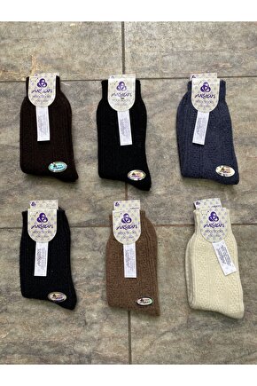 %100 Dikişsiz (36-40) Yün Çorap