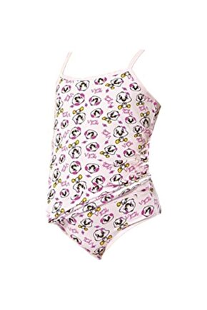 Kız Çocuk Çok Renkli Desenli Takım