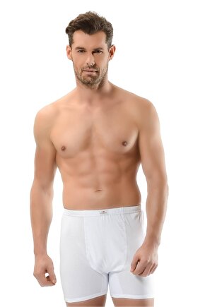 Erkek Pamuklu Paçalı Boxer 102108 - 12 Adet