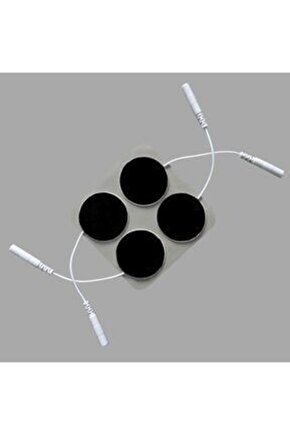 Elektrot 3.2x3.2 cm Ems Tens Cihazı Pin Girişli 2 Paket 8 AdetYuvarlak Soketli