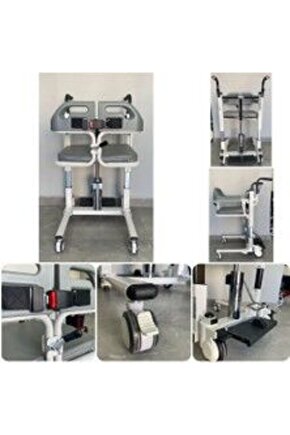 Ayarlanabilir Manuel Hidrolik Tuvalet Tekerlekli Sandalyesi Poylin P770