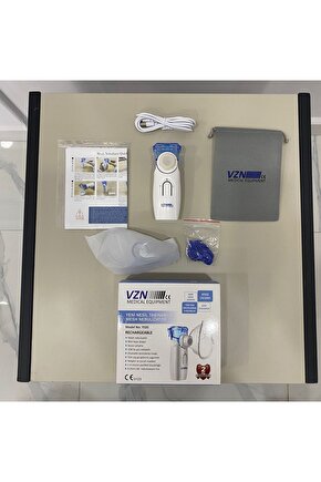Vzn Yeni Nesil Şarj Edilebilir Tasinilabilir Mesh Nebulizator Cihazı