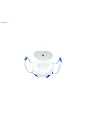 Klozet Yükseltici Kolçaklı Kapaklı Taharet Musluklu