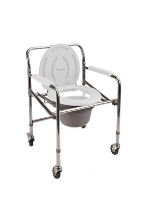 DM696 Tekerlekli Kovalı Komot