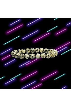 SERTİFİKALI BENEKLİ JASPER DOĞAL TAŞ BİLEKLİK 8 MM