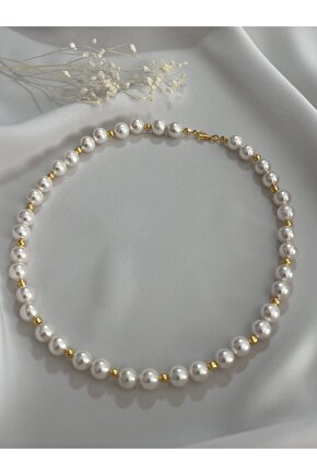 Mayorka İnci Gümüş Kolye