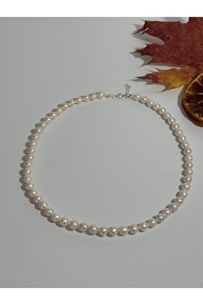 Hakiki İnci Gümüş Kolye