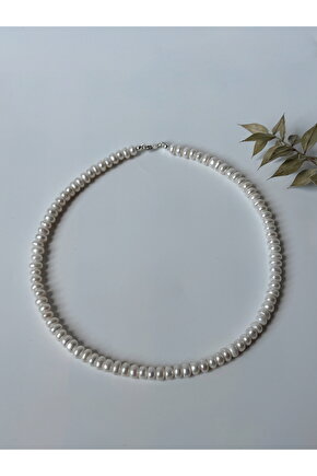 Gerçek İnci Gümüş Kolye