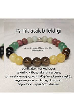 Doğal Taş Sertifikalı Bileklik. Uzman Tarafından Onaylanmış Test Edilmiştir