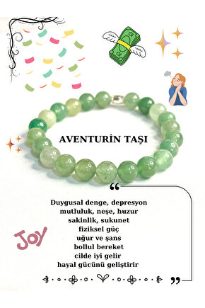 Aventurin Bileklik Sertifikalı