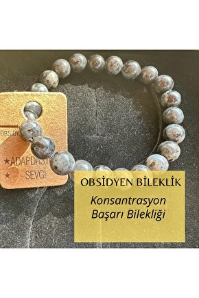 Obsidyen Doğaltaş Bileklik (Başarı Yükseltici)