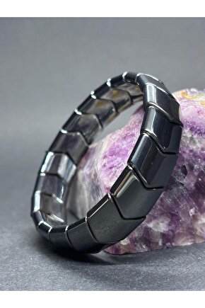 HEMATİT DOĞALTAŞ ERİL ENERJİ ZENGİNLİK BİLEKLİĞİ