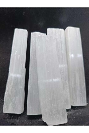 Selenit Çubuk 1 Adet Doğaltaş Kütle  80-90gr
