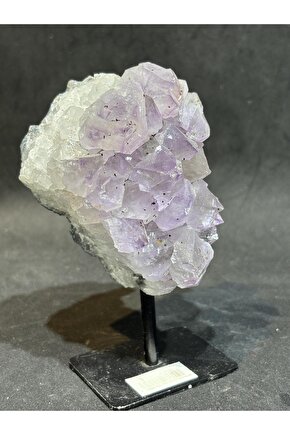 BREZİLYA AMETİST DOĞALTAŞ SİYAH DEMİR STANTLI