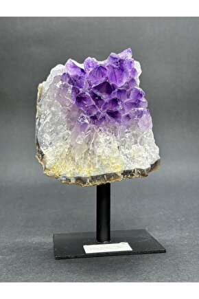 BREZİLYA AMETİST DOĞALTAŞ SİYAH DEMİR STANTLI