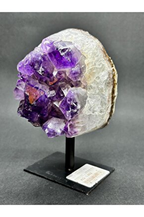 BREZİLYA AMETİST DOĞALTAŞ SİYAH DEMİR STANTLI