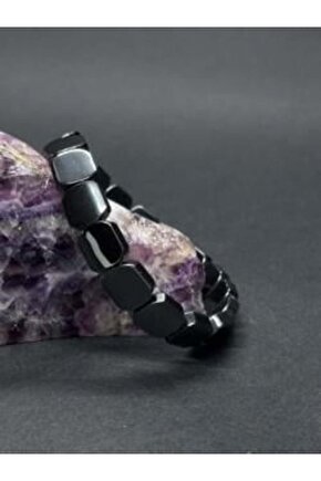 HEMATİT DOĞALTAŞ CANLILIK GÜÇ BİLEKLİĞİ