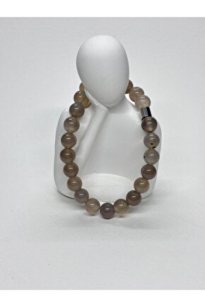 GRİ AKİK DOĞALTAŞ BİLEKLİK