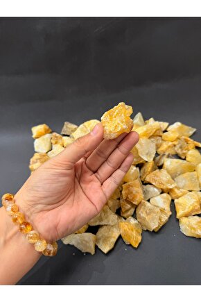 Sitrin Doğaltaş Para Bolluk Bereket Taşı