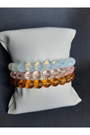 3’lü Cam Boncuk Bileklik Seti – 3 Al Az Öde Fırsatı Unisex