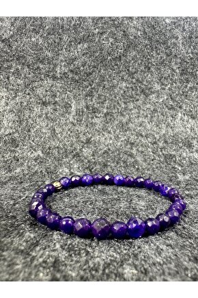 Ametist doğal taş bileklik