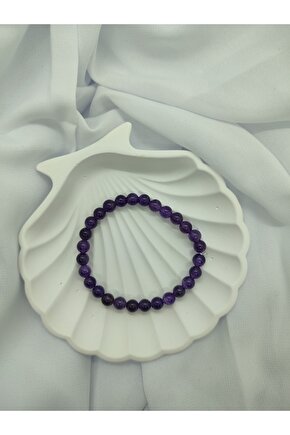 Ametist Doğal Taş Bileklik