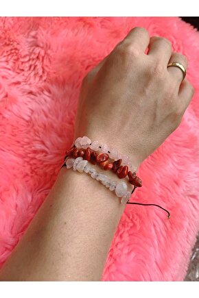 Doğaltaş 3lü Bileklik  Doğal Kırıktaş Bileklik