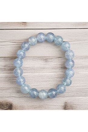 AuraStone Akuamarin Doğal Taş 10mm Bileklik