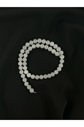 KRİSTAL KUVARS DÜZ KESİM DOĞALTAŞ 8 MM DİZİ