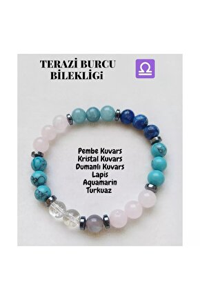 Terazi Burcu Doğaltaş Bileklik
