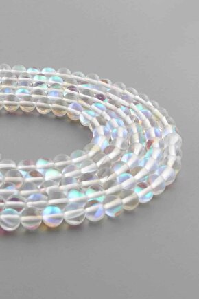 Termal Kuvars Doğal Taş Parlak Beyaz Küre Kesim 6mm Dizi